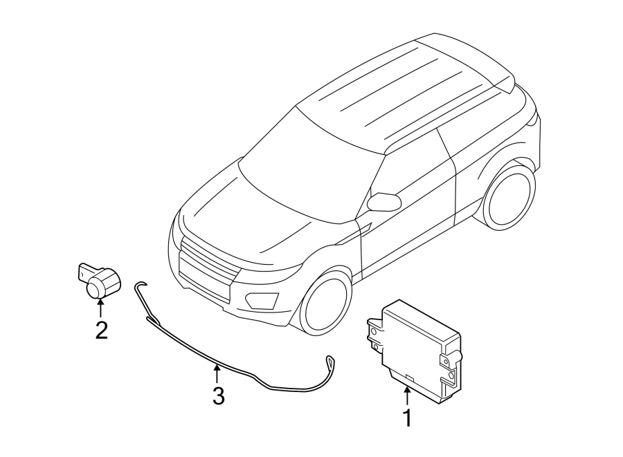 Diagram ELECTRICAL COMPONENTS. for your 2006 Land Rover Range Rover   