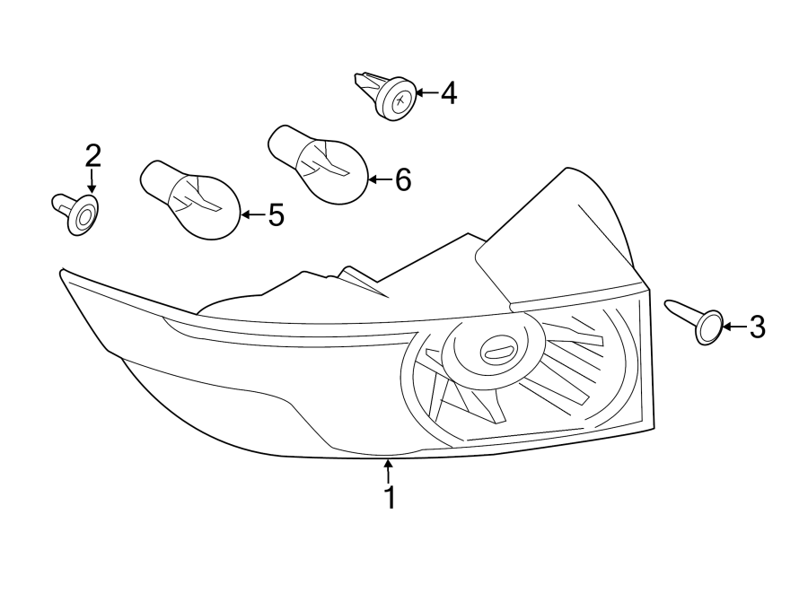 Diagram REAR LAMPS. TAIL LAMPS. for your 2018 Land Rover Range Rover Evoque 2.0L Ingenium A/T HSE Dynamic Convertible 