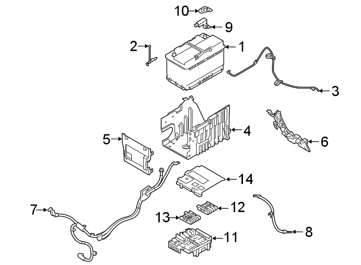 Diagram Conventional. for your Land Rover Range Rover Evoque  