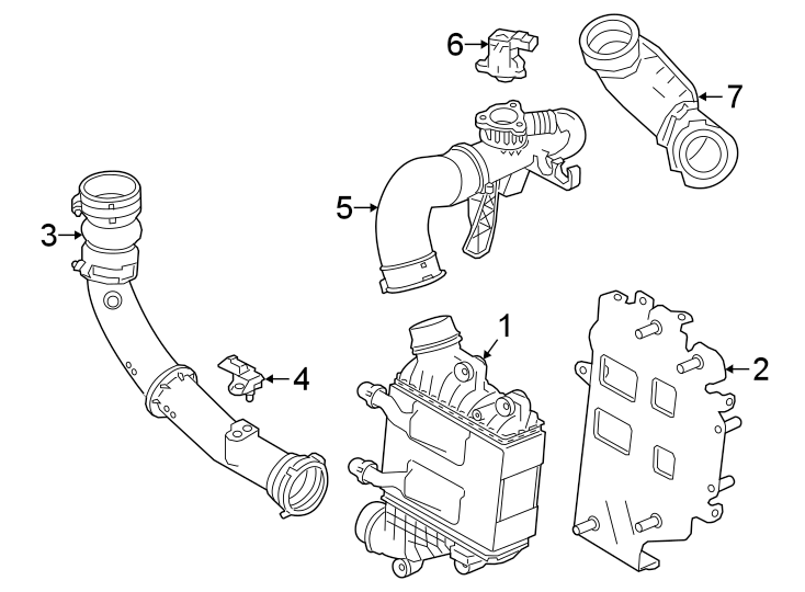 Diagram INTERCOOLER. for your Land Rover