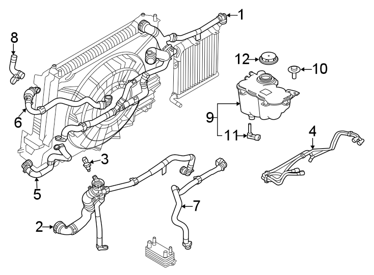 Diagram HOSES & LINES. for your Land Rover