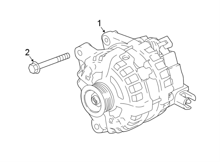 Diagram ALTERNATOR. for your Land Rover