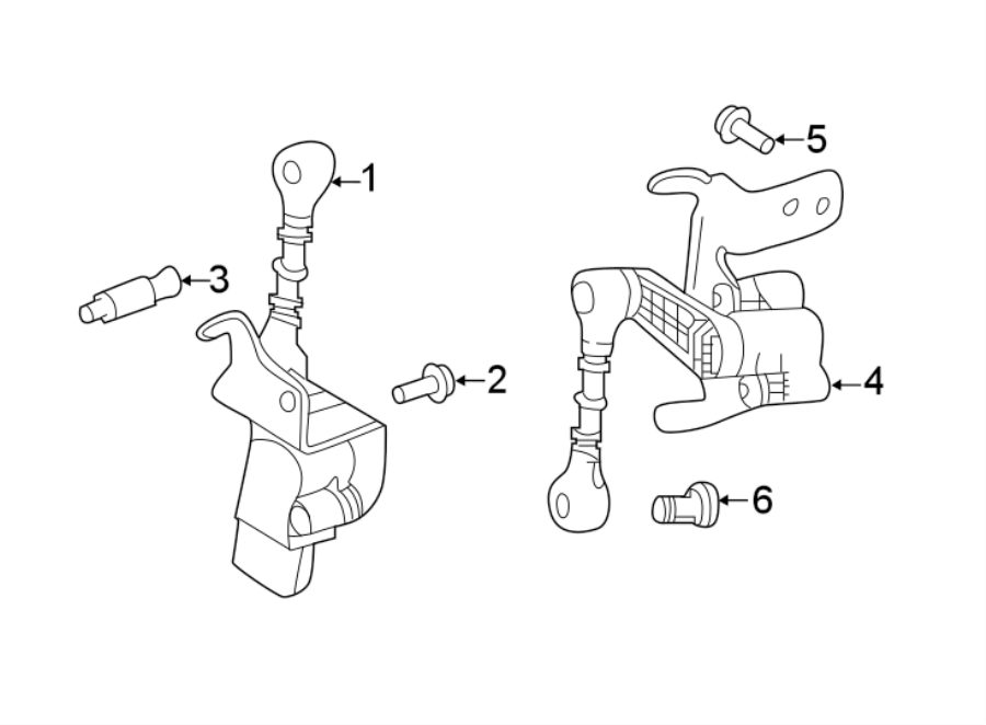 Diagram AUTO LEVELING COMPONENTS. for your 2018 Land Rover Range Rover Velar  R-Dynamic SE Sport Utility 