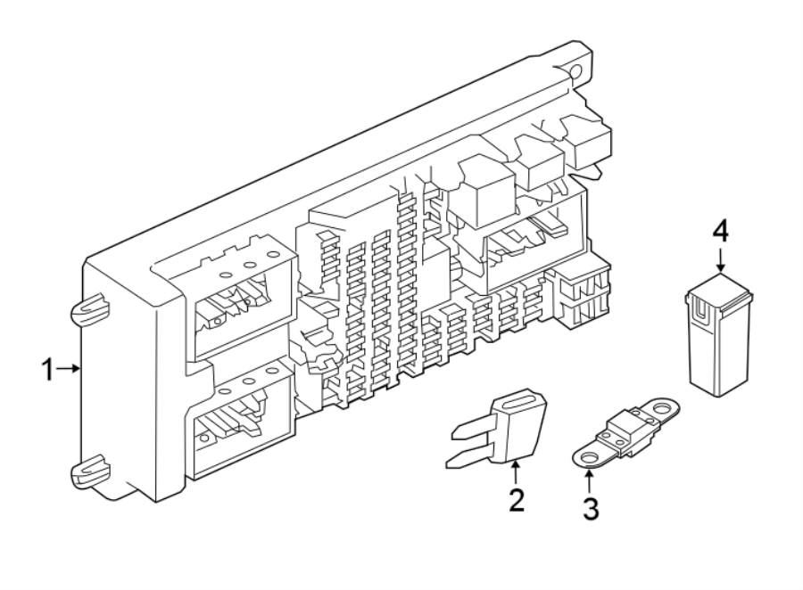 Diagram FUSE & RELAY. for your 2020 Land Rover Range Rover   