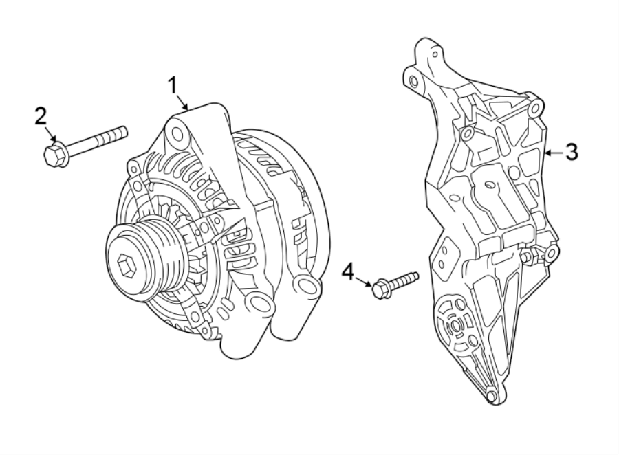 Diagram ALTERNATOR. for your 2021 Land Rover Range Rover Sport 2.0L Ingenium PLUG-IN HYBRID EV-GAS (PHEV) A/T 4WD Autobiography Sport Utility 