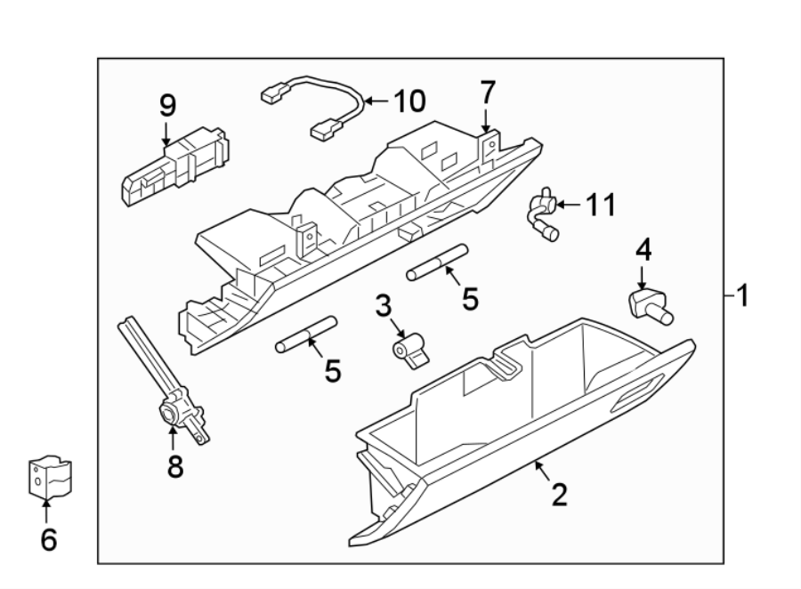 Diagram INSTRUMENT PANEL. for your Land Rover LR2  