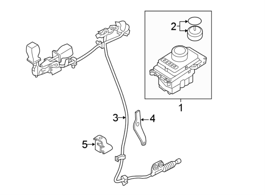 Diagram CONSOLE. ELECTRICAL COMPONENTS. for your 2023 Land Rover Defender 90 5.0L V8 A/T V8 Carpathian Edition Sport Utility 