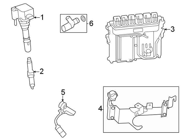 Diagram Ignition system. for your 2023 Land Rover Defender 90   