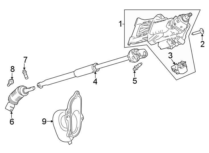 2022 Land-rover Steering. Lock. 2020-23. Range Rover. W - LR081618 ...