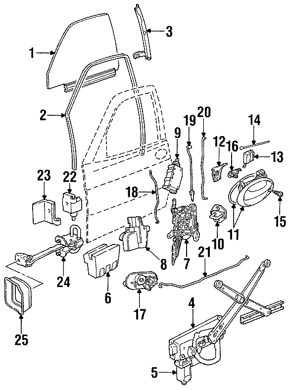 23FRONT DOOR. GLASS & HARDWARE.https://images.simplepart.com/images/parts/motor/fullsize/7310785.png