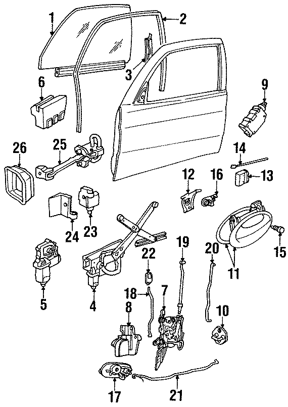 22FRONT DOOR. GLASS & HARDWARE.https://images.simplepart.com/images/parts/motor/fullsize/7310970.png