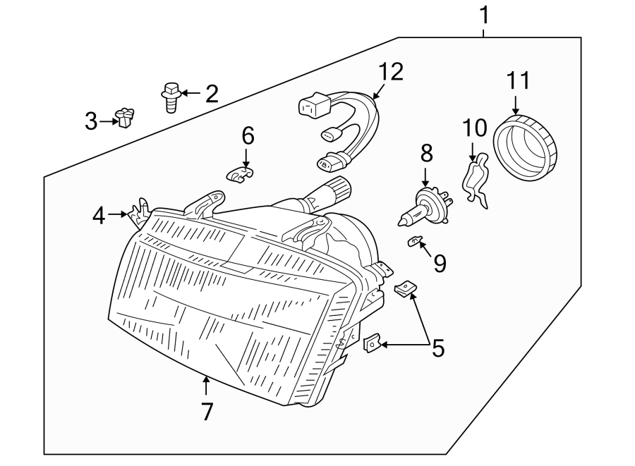 8FRONT LAMPS. HEADLAMP COMPONENTS.https://images.simplepart.com/images/parts/motor/fullsize/7315025.png