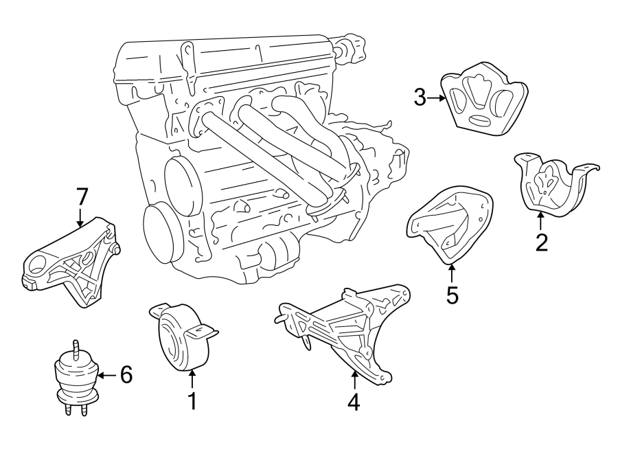 6ENGINE / TRANSAXLE. ENGINE MOUNTING.https://images.simplepart.com/images/parts/motor/fullsize/7315170.png