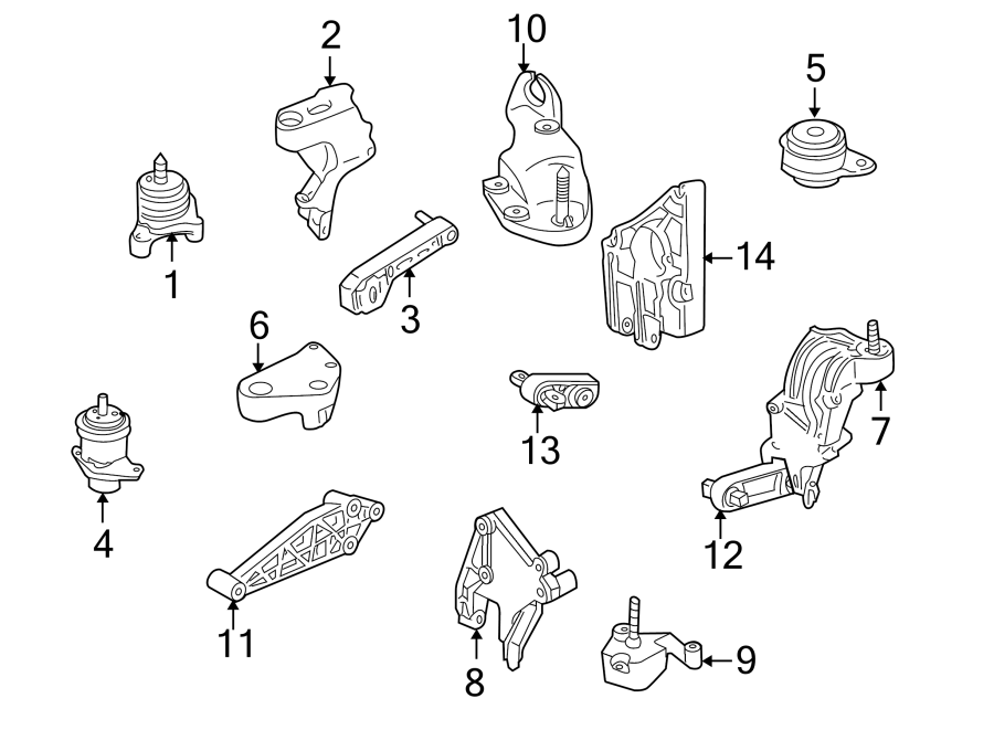 11ENGINE / TRANSAXLE. ENGINE & TRANS MOUNTING.https://images.simplepart.com/images/parts/motor/fullsize/7318215.png