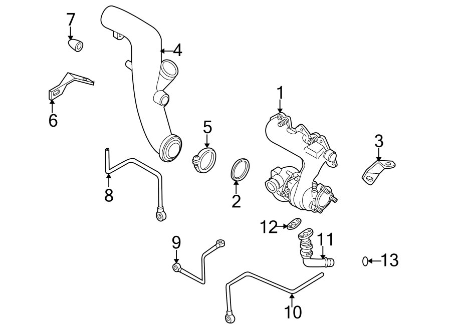 2ENGINE / TRANSAXLE. TURBOCHARGER & COMPONENTS.https://images.simplepart.com/images/parts/motor/fullsize/7318220.png