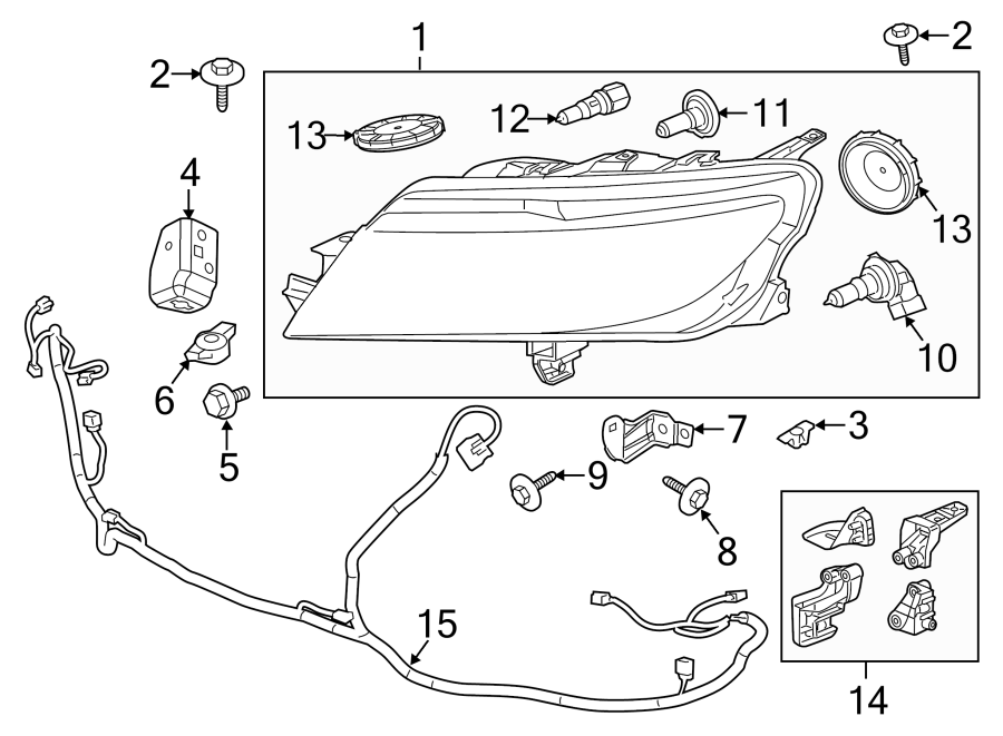 11FRONT LAMPS. HEADLAMP COMPONENTS.https://images.simplepart.com/images/parts/motor/fullsize/7319020.png