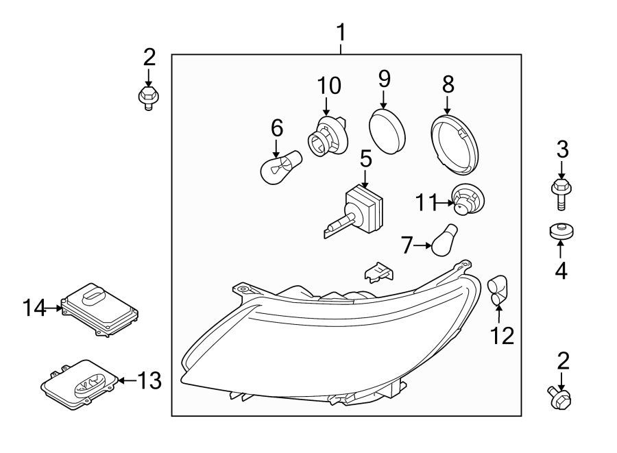 9FRONT LAMPS. HEADLAMP COMPONENTS.https://images.simplepart.com/images/parts/motor/fullsize/7320017.png