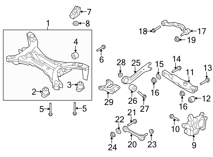 2Rear suspension. Suspension components.https://images.simplepart.com/images/parts/motor/fullsize/7320472.png