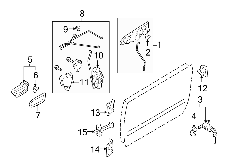 1FRONT DOOR. LOCK HARDWARE.https://images.simplepart.com/images/parts/motor/fullsize/7321560.png