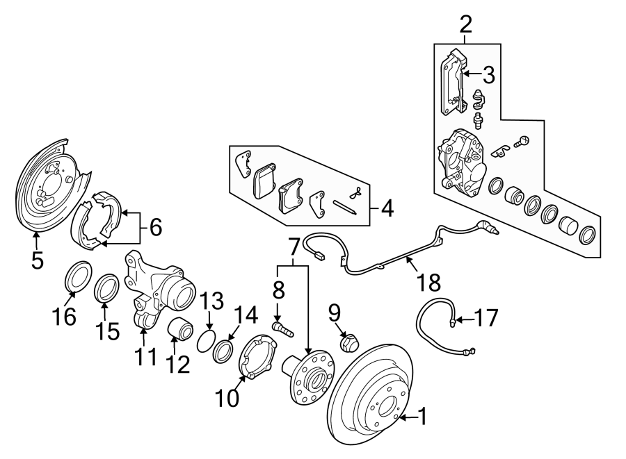 11REAR SUSPENSION. BRAKE COMPONENTS.https://images.simplepart.com/images/parts/motor/fullsize/7321640.png