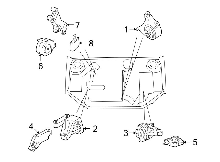 2ENGINE / TRANSAXLE. ENGINE & TRANS MOUNTING.https://images.simplepart.com/images/parts/motor/fullsize/7325180.png