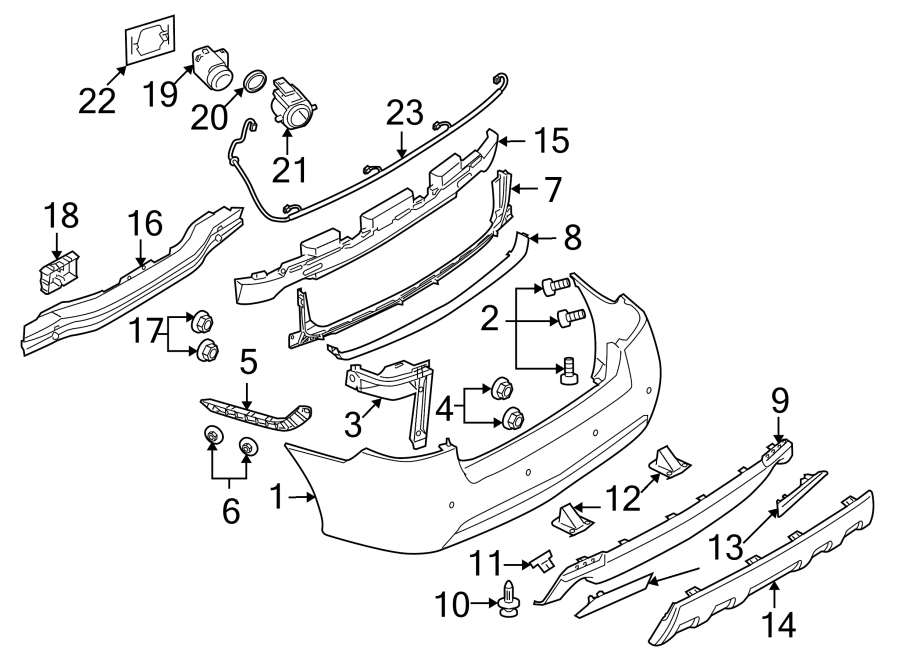 5REAR BUMPER. BUMPER & COMPONENTS.https://images.simplepart.com/images/parts/motor/fullsize/7325585.png