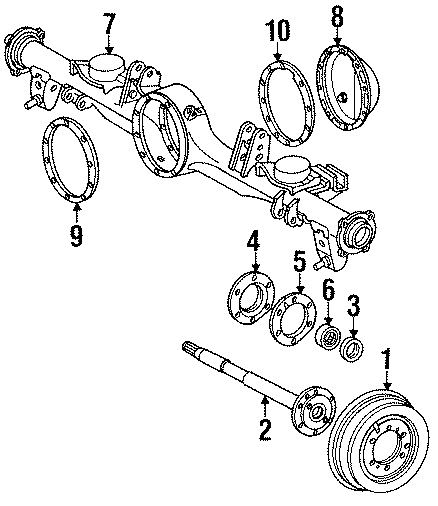 Diagram REAR SUSPENSION. SUSPENSION COMPONENTS. for your 2021 Toyota 4Runner  TRD Off-Road Sport Utility 