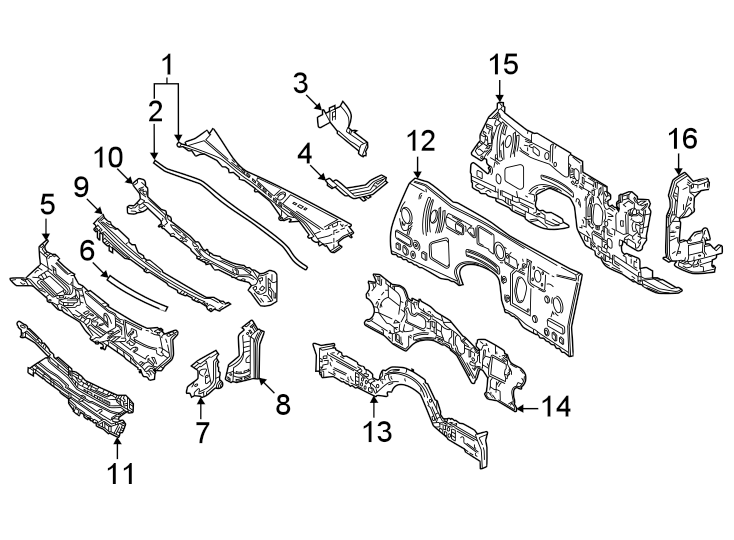 Diagram Cowl. for your 2020 Toyota 86   