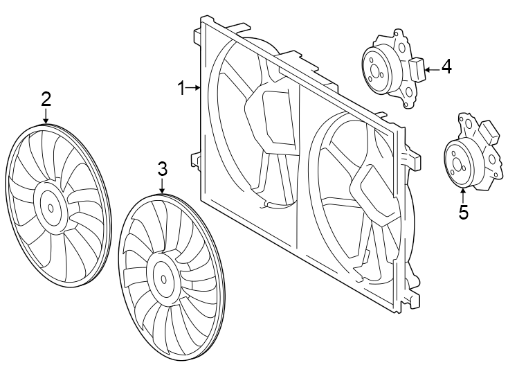 Diagram Cooling fan. for your 2013 Toyota Camry  Hybrid LE Sedan 