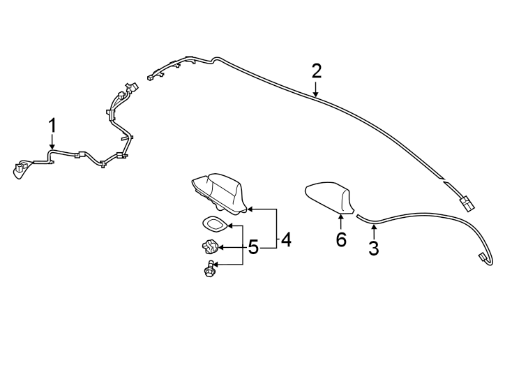 Diagram Antenna. for your 2008 Toyota Camry  Hybrid Sedan 