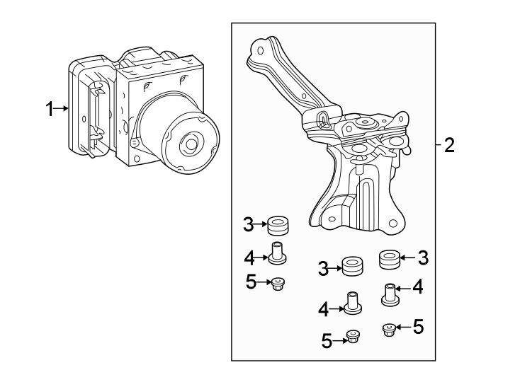 Diagram Abs components. for your 2015 Toyota Tacoma   