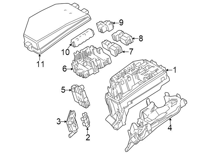 Diagram Fuse & RELAY. for your 2010 Toyota Yaris   