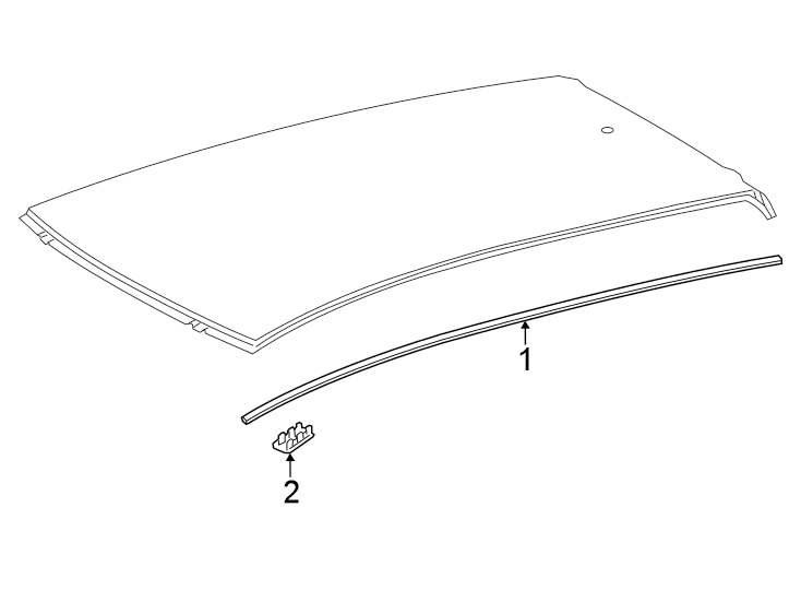 Diagram Exterior trim. for your 2010 Toyota 4Runner   