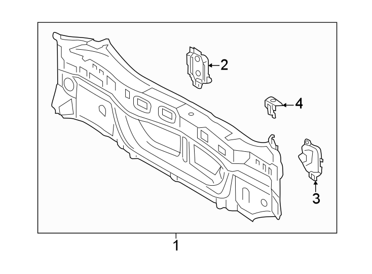 Diagram Rear body & floor. for your Toyota Prius Prime  