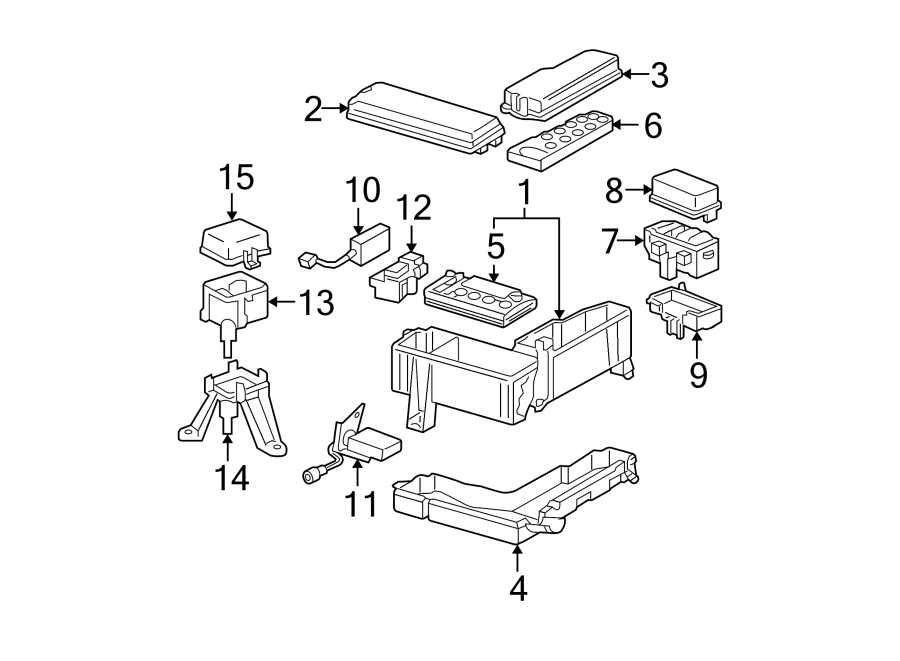 Diagram ELECTRICAL COMPONENTS. for your 1987 Toyota Camry   