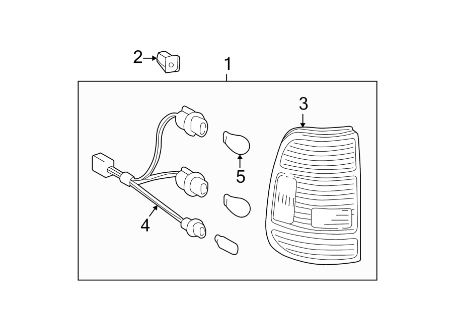 Diagram REAR LAMPS. COMBINATION LAMPS. for your 2006 Toyota Tundra 4.7L V8 A/T RWD SR5 Extended Cab Pickup Stepside 