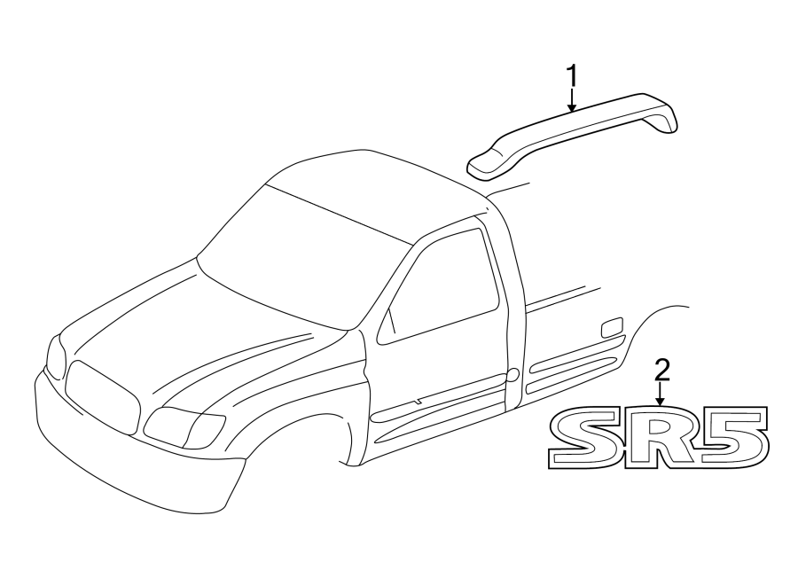 Diagram Cab. for your Toyota Tundra  