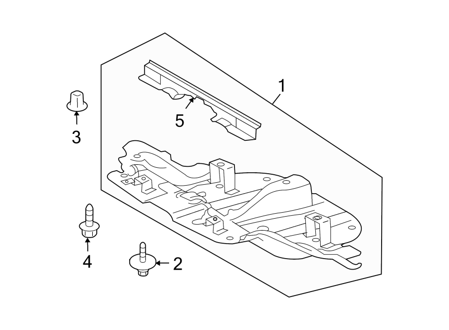 Diagram RADIATOR SUPPORT. SPLASH SHIELDS. for your 2008 Toyota Tundra  Base Extended Cab Pickup Fleetside 