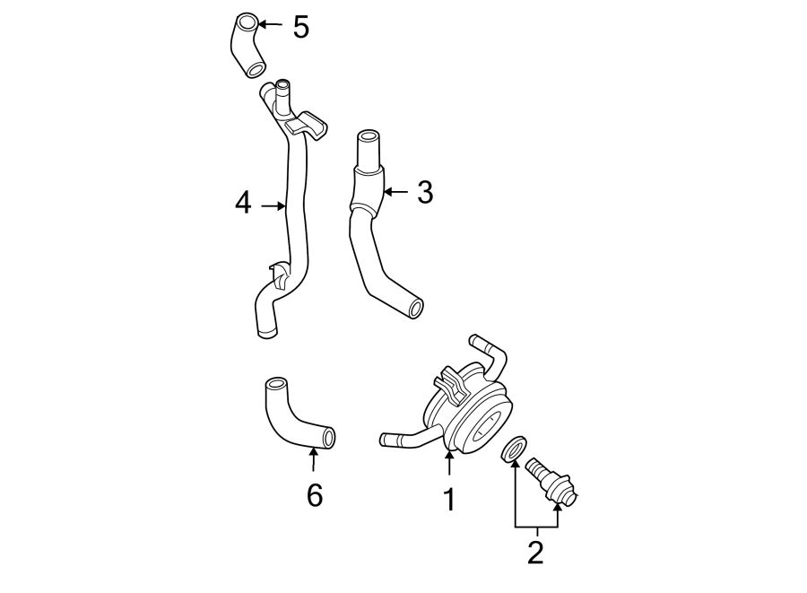 Diagram ENGINE OIL COOLER. for your Toyota Tundra  