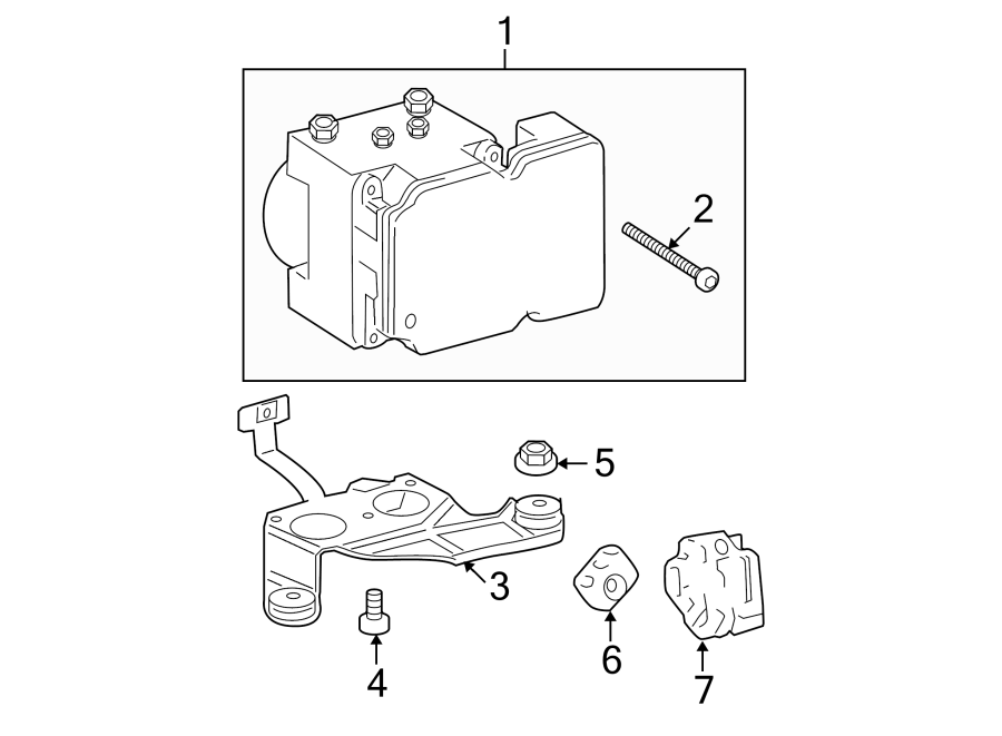 Diagram Electrical. Abs components. for your 2006 Toyota Tacoma   