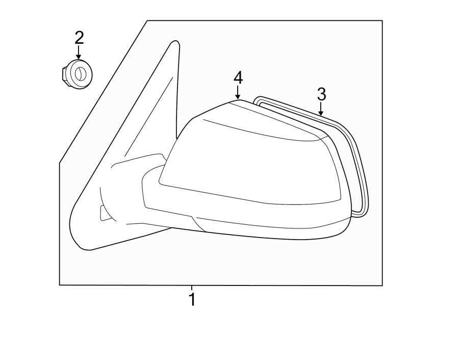 Diagram FRONT DOOR. OUTSIDE MIRRORS. for your 2003 Toyota Avalon   