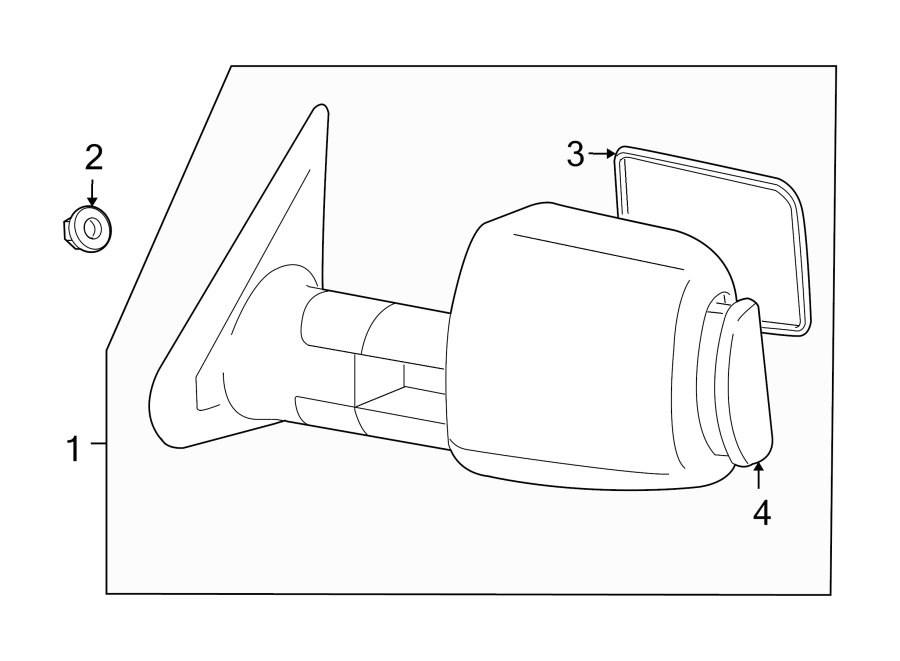 Diagram FRONT DOOR. OUTSIDE MIRRORS. for your 2005 Toyota Solara   