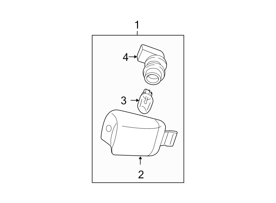 Diagram REAR LAMPS. LICENSE LAMPS. for your 2012 Toyota Avalon   