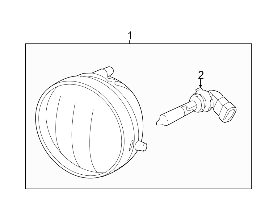 Diagram FRONT LAMPS. FOG LAMPS. for your Toyota