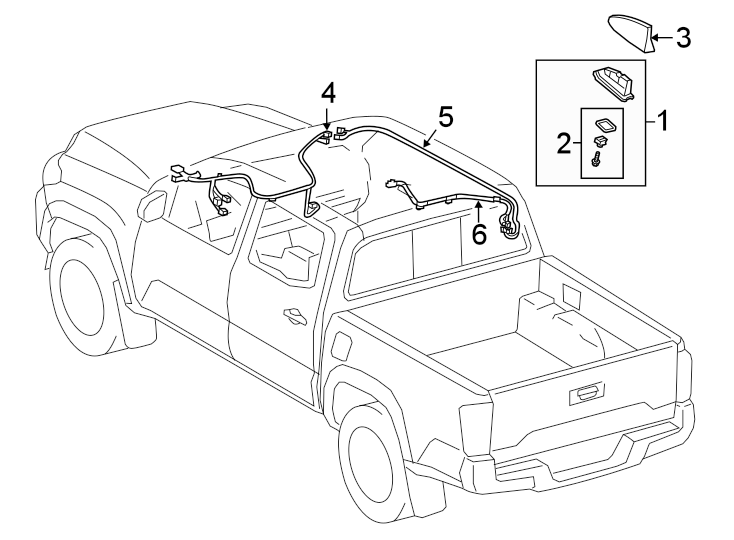 Diagram ANTENNA. for your 2008 Toyota Camry  Hybrid Sedan 