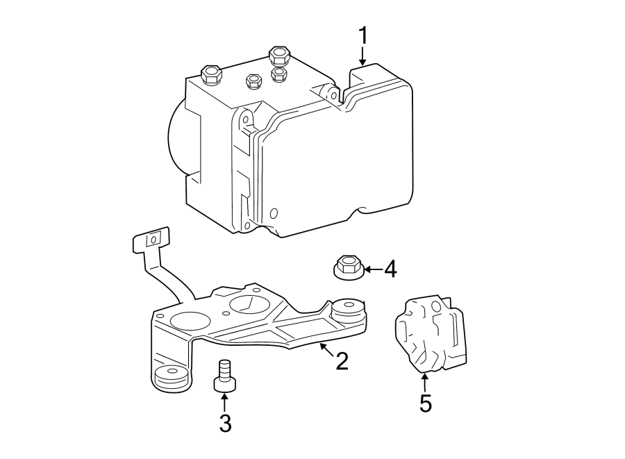 Diagram Abs components. for your 2006 Toyota Tacoma   