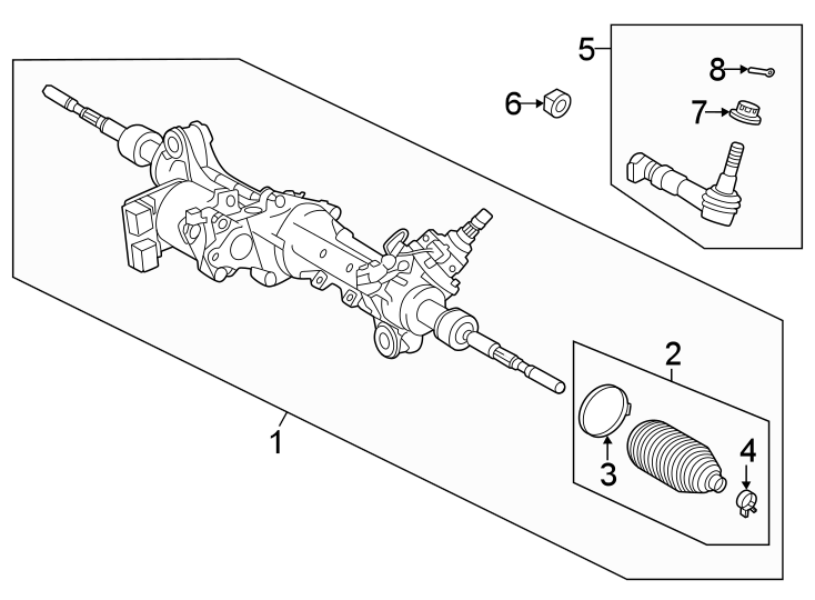Diagram Steering gear & linkage. for your 2007 Toyota Tundra   