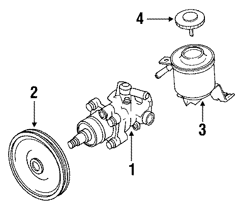 Diagram STEERING GEAR & LINKAGE. PUMP & HOSES. for your 1995 Toyota T100   