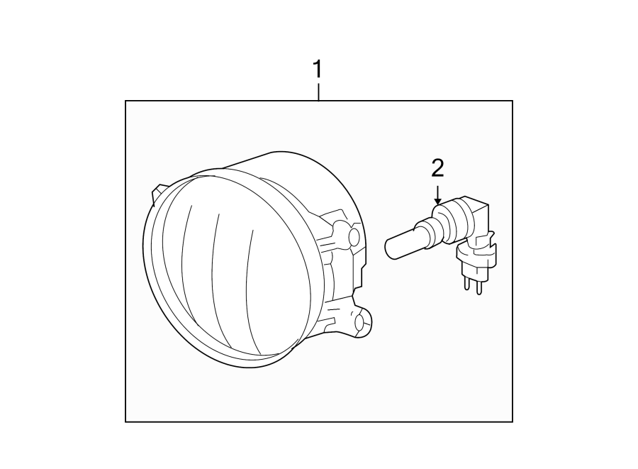 Diagram FRONT LAMPS. FOG LAMPS. for your 2022 Toyota Corolla Cross   