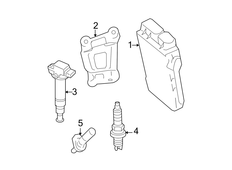 Diagram IGNITION SYSTEM. for your 2019 Toyota Prius   